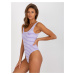 PRUHOVANÉ LETNÉ BODY SO SRDCOM - FIALOVÁ/BIELA NM-BO-L55339.28-VIOLET-WHITE