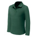 Nath Pánske polo s dlhým rukávom NH541 Bottle Green