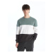 LC Waikiki Crew Neck Long Sleeve Color Block Men's Knitwear Sweater