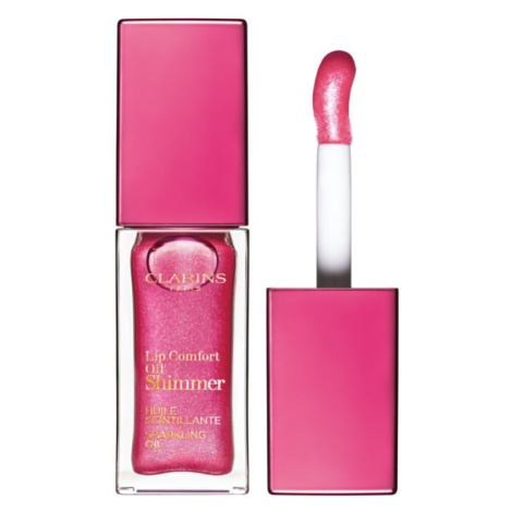 Clarins Lip Comfort Oil Shimmer olej na pery odtieň 05 - Pretty In Pink