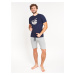 Pánske pyžamo Yoclub Yoclub_Men's_Short_Cotton_Pyjamas_PIA-0031F-A110_Multicolour