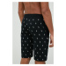Bavlnené pyžamové šortky Polo Ralph Lauren čierna farba,vzorovaná,714899513
