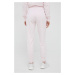 Nohavice Tommy Hilfiger dámske, ružová farba, s potlačou