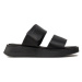 Calvin Klein Jeans Šľapky Slide Double Strap Sandal Dc YW0YW01355 Čierna