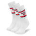 Reebok Súprava 3 párov vysokých ponožiek unisex R0369-SS24 (3-pack) Biela