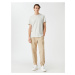 Koton Jogger Cargo Pants with Lace-Up Waist with Pocket Detail.