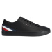 Tommy Hilfiger VULC CORE LOW LTH STRIPES Pánska tenisová obuv, čierna, veľkosť