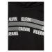 Calvin Klein Jeans Mikina Dimension Logo IB0IB00986 Čierna Regular Fit