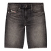 Šortky Diesel Slim-Short Shorts Čierna