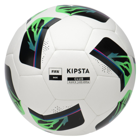 Futbalová lopta Hybride Fifa Basic Club Ball veľkosť 5 biela KIPSTA