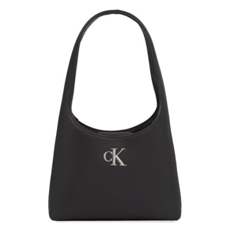 Calvin Klein Jeans Kabelka Minimal Monogram A Shoulderbag T K60K611820 Čierna