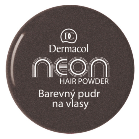 Dermacol - Farebný púder na vlasy č.8 čierny s trblietkami - 2,2 g