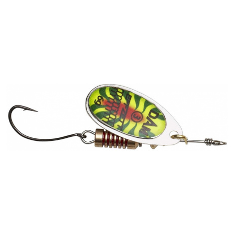 Dam blyskáč effzett spinner with single hooks sinking firetiger uv - 3 6 g