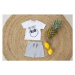 DIRKJE Set 2dielny C-SO SUNNY SAY CHEESE White-Navy