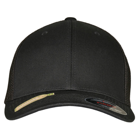 Flexfit Trucker Recycled Mesh Black/Black