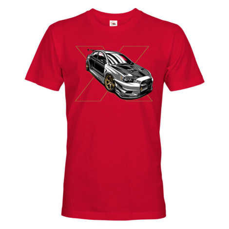 Pánské tričko s potlačou Lancer EVO X -  tričko pre milovníkov aut