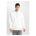 DEFACTO Oversize Fit Printed Hooded Sweatshirt