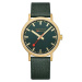 Mondaine A660.30360.60SBS Classic Grün und Gold 40mm 3ATM