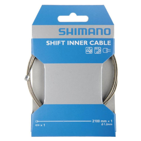 SHIMANO radiace lanko - CABLE MTB/ROAD 1,2x2100mm - strieborná