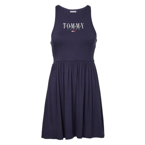 Dark blue women's short dress Tommy Jeans - Ladies Tommy Hilfiger