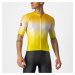 CASTELLI Cyklistický dres s krátkym rukávom - AERO RACE 6.0 - biela/žltá