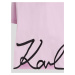 Svetlo fialové dámske tričko KARL LAGERFELD Karl Signature