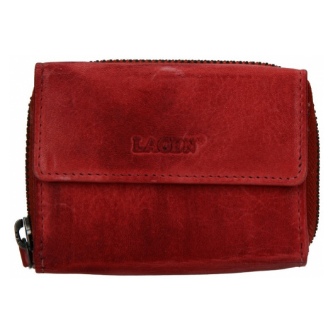Dámska kožená peňaženka Lagen Carmen - červená