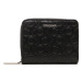 Calvin Klein Malá dámska peňaženka Ck Must Wallet W/Flap Md-Emb Mn K60K610950 Čierna