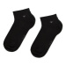 Tom Tailor Súprava 4 párov členkových ponožiek unisex 9415 Čierna