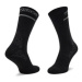 Hugo Vysoké pánske ponožky Qs Active 50458331 Čierna