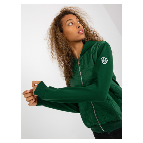 Sweatshirt-RV-BL-8226.11X-dark green Rue Paris