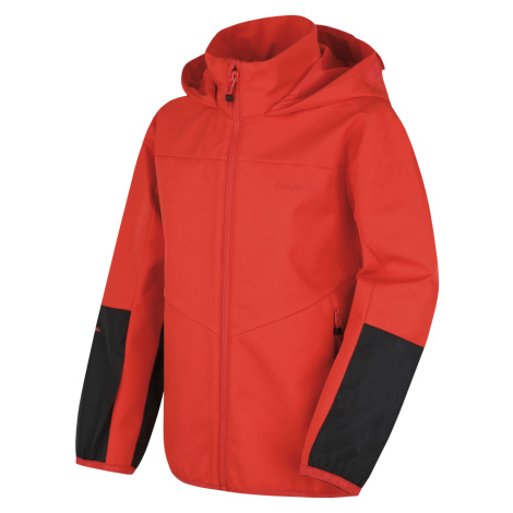 Children's softshell jacket HUSKY Sonny K red