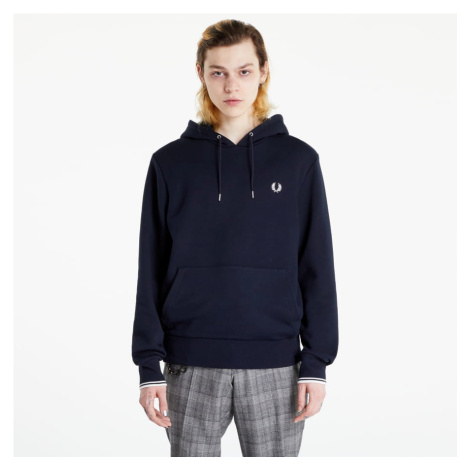 FRED PERRY Tipped Hooded Sweatshirt navy