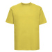 Russell Unisex klasické tričko R-180M-0 Yellow