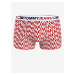 Boxerky pre mužov Tommy Jeans - biela, červená