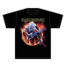 Iron Maiden Tričko Fear Live Flames Unisex Black