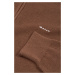 SVETER GANT COTTON PIQUE HALFZIP HAZELNUT MELANGE