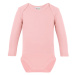 Link Kids Wear Detské body s dlhým rukávom X945 Babypink