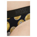 Brazílske nohavičky Moschino Underwear čierna farba,