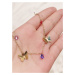 Linda's Jewelry Náhrdelník Žiariví Motýlikovia chirurgická oceľ INH207
