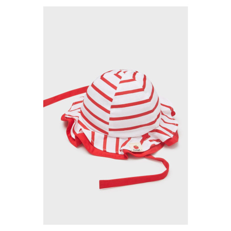 Detský klobúk Mayoral Newborn červená farba, bavlnený