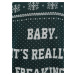 Tmavozelený sveter s vianočným motívom Jack & Jones Jingle