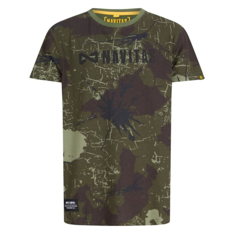 Navitas tričko identity camo kids tee - 11-12 rokov