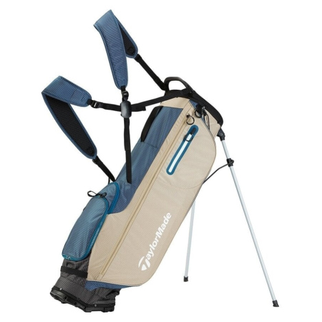 TaylorMade Flextech Superlite Stand Bag Navy/Tan/White