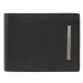 Calvin Klein Veľká pánska peňaženka Modern Metal Trifold 10Cc W/Coin K50K510619 Čierna