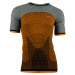 Men's T-shirt UYN Running Alpha OW - orange-grey