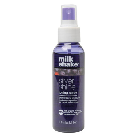 Milk Shake Silver Shine Toning Spray Tónovací sprej pre blond a šedivé vlasy 100ml - Milk Shake