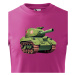 Dětské tričko s tankem - krásný barevný motiv s plnými barvami