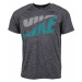 Nike HEATHER TILT Pánske tričko do vody, tmavo sivá, veľkosť