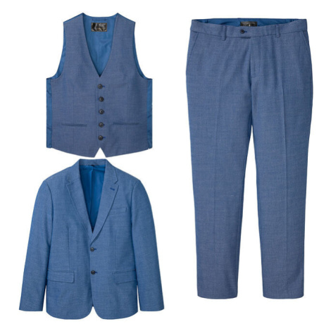 3-dielny oblek: sako, nohavice, vesta bonprix